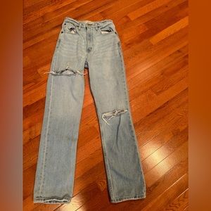 Abrecombie The ‘90s Straight Ultra High Rise